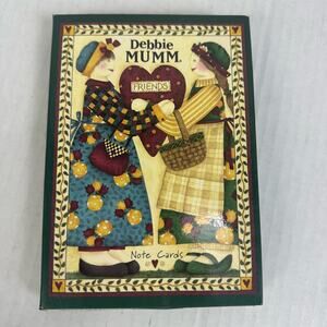 Debbie Mumm Note Cards 10 Friends Always 10 Cards Vintage Cottage Core AMCAL